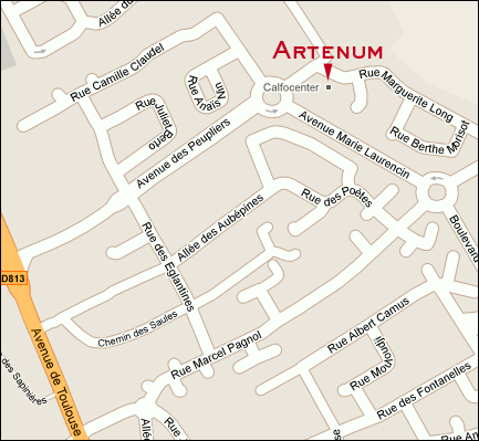 Plan Artenum Toulouse